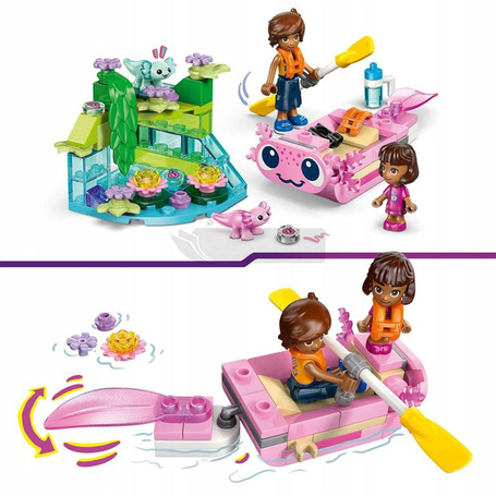 KLOCKI LEGO FRIENDS 42681 Przygoda na aksolotlowej łodzi, zestaw +5 lat