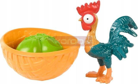 DISNEY LALKA KSIĘŻNICZKA MOANA VAIANA z siostrą Simea i kogutem Hei Hei JBT66