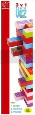 Gra Wieża 3w1 Jenga