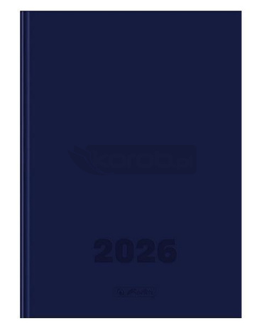 Kalendarz 2026 A5 dzienny Szefa DTP granat HERLITZ