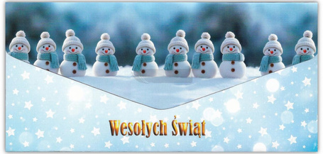 Karnet-koperta Wesołych Świąt