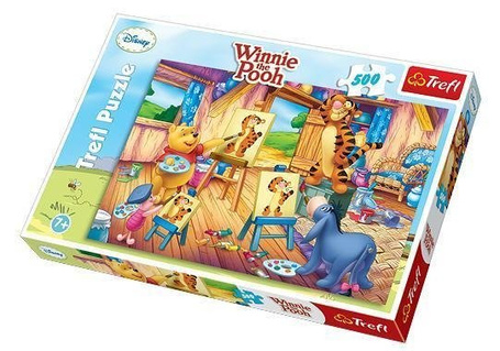 Puzzle 500 Kubuś Puchatek Portret Tygryska TREFL