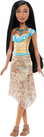 DISNEY LALKA KSIĘŻNICZKA POCAHONTAS w błyszczącym ubraniu HLW07