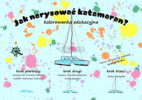 Kolorowanka Nauka rysowania pojazdów ABINO