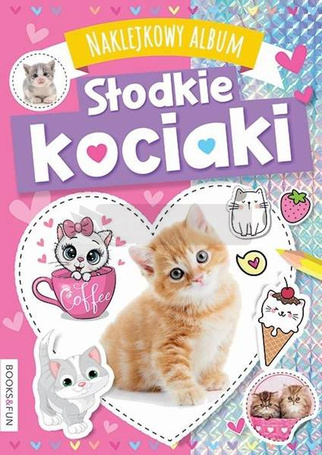 Naklejkowy album Słodkie kociaki