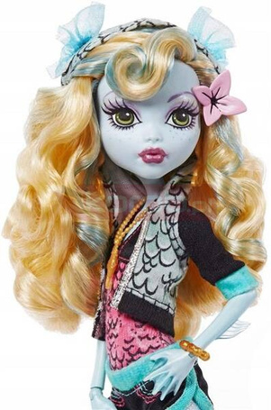 LALKA MONSTER HIGH CREEPRODUCTION Lagoona Blue + zwierzątko pirania Neptuna HGC32