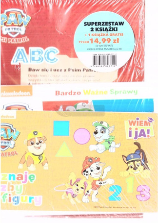 Psi Patrol zestaw książeczek
