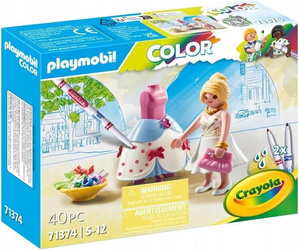 PLAYMOBIL COLOR CRAYOLA 71374 MODNA SUKIENKA