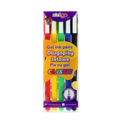 Długopis żelowy 5 kolorów STRIGO