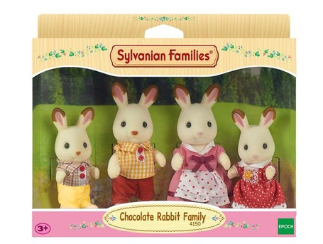 Sylvanian Families Rodzina królików z czekoladowymi uszkami