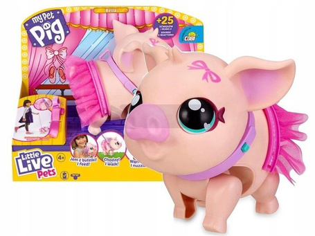 MY PET PIG INTERAKTYWNA ŚWINKA BELLA LITTLE LIVE PETS chodzi tańczy dźwięki 26384