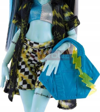 LALKA MONSTER HIGH WYSPA STRASZY-RAJ Frankie Stein w kostiumie kąpielowym HRP68