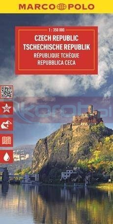 Mapa drogowa Czechy 1:350 000
