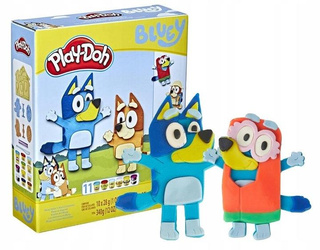 PLAY DOH CIASTOLINA ZESTAW BLUEY I BINGO 11 tub, zestaw dla dzieci +3 lata F4374