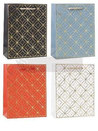 Torebka ozdobna TG 26x32x10cm mix ROZETTE