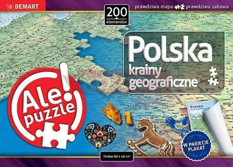Puzzle - Polska Krainy geograficzne