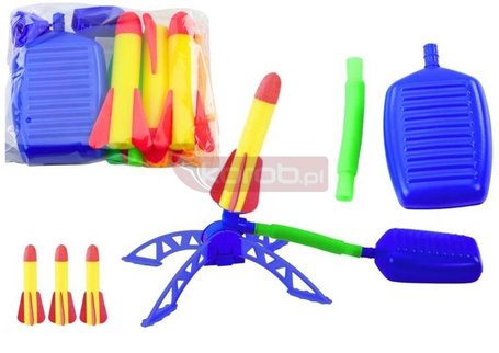 Wyrzutnia rakiet piankowych niebieska