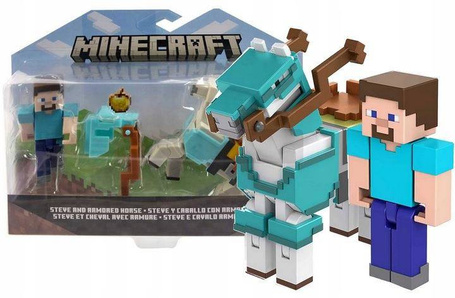 Minecraft figurka Steve i koń HDV39