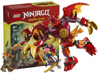 KLOCKI LEGO NINJAGO 71851 Smok-mech Kaia, zestaw bitewny dla dzieci +6 lat