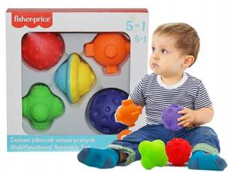 FISHER PRICE ZESTAW PIŁECZKI SENSORYCZNE zestaw dla maluszka