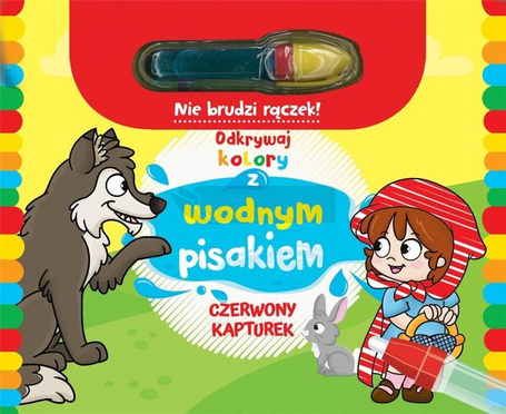 Odkrywaj kolory z wodnym pisakiem. Czerwony..