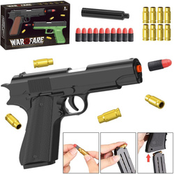 Pistolet na miękkie naboje z łuskami