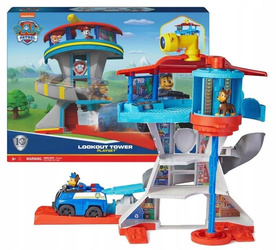 PSI PATROL DUŻA BAZA OBSERWACYJNA ZE ZJEŻDŻALNIĄ + POJAZD radiowóz Chase'a 6065500