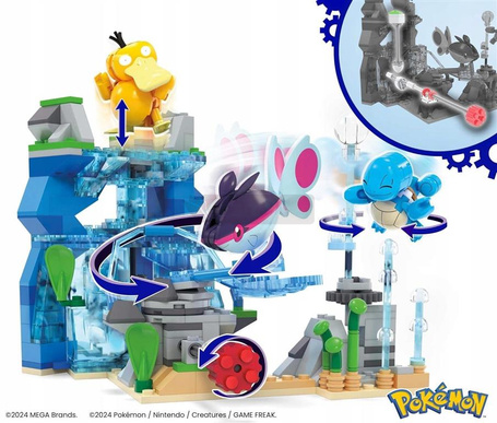 MEGA CONSTRUX KLOCKI 319 el POKEMON Wodna przygoda, zestaw klocków +8 lat HXF79