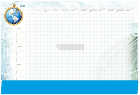 Planer 2026 B3 z listwą Globus