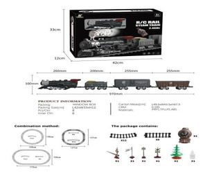 Kolejka R/C z dźwiękiem światłem i dymem