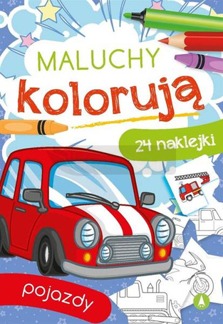 Maluchy kolorują. Pojazdy