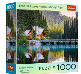 Puzzle 1000 USA Collection: Emerald Lake TREFL