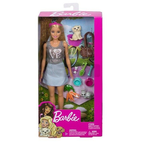 Lalka Barbie ze zwierzątkami FPR48