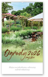 Kalendarz 2026 reklamowy Ogrody rajskie