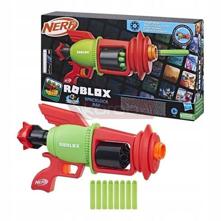 NERF BLASTER WYRZUTNIA ROBLOX SPACELOCK RAY + 8 strzałek F7595