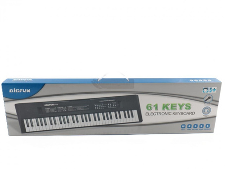 Keyboard muzyczny B/O z mikrofonem 61 klawiszy