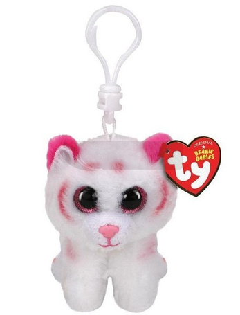 Beanie Boos Tabor - Różowo-biały Tygrys brelok