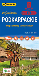Mapa atrakcji turystycznych Podkarpackie