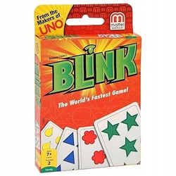 ORYGINALNA GRA KARCIANA UNO BLINK kolory, kształty, gra rodzinna +7 lat T5931