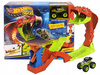 HOT WHEELS MONSTER TRUCK ZESTAW Mega skok – Nokaut węża, zestaw z autkiem JJN44