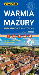 Mapa atrakcji turystycznych Warmia i Mazury
