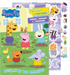 Świnka Peppa. Tatuaże i naklejki. Ruszajmy do...