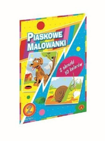 Piaskowe malowanki Pies, ślimak ALEX