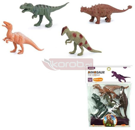 Dinozaury 4szt