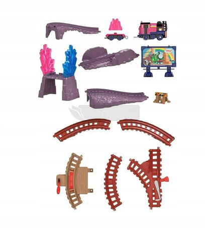 FISHER PRICE TOMEK ZESTAW TORÓW z lokomotywą Ashima z napędem HWX65