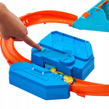 HOT WHEELS TRACK CREATOR TOR SUPER SKOK zestaw z napędem + autko JDB49