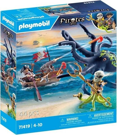 PLAYMOBIL PIRATES 71419 WALKA Z GIGANTYCZNĄ OŚMIORNICĄ