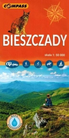Mapa turystyczna - Bieszczady 1:50 000 lam