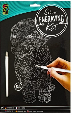 Wydrapywanka Pies A4