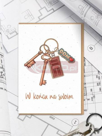 Karnet Gratulacje - W końcu na swoim